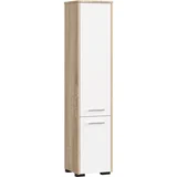 AKORD KABINET ZA KOPALNICO FIN STOLP 30 2D 140cm SONOMA / BELO, (21714062)