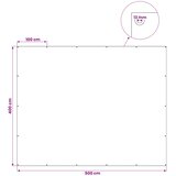 CERADA s rupama Zelena 4 x 5 m 180 gsm PE | shoptok.hr
