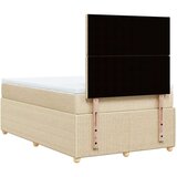  Krevet box spring s madracem krem 120 x 190 cm od tkanine | shoptok.hr