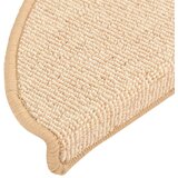  Prostirke za stepenice 15 kom 56x17x3 cm krem poluokrugle | shoptok.hr