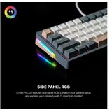 Fantech MK912 atom PRO63 rgb blue switch gejmerska bežična mehanička tastatura siva | Eponuda.com