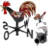 Rooster Garden vremenska loputa Dekorativna strešna roza vetrov, (5000350985)