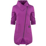 Pri Thin long sweatshirt with a diagonal zipper and a BEATA neck warmer | Shoptok.si