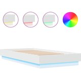 Furnova Posteljni okvir z LED lučkami bel 90x190 cm, (21939955) | Shoptok.si