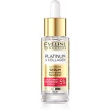 Eveline Cosmetics Platinum & Collagen Advanced Facial Serum Anti-Aging Treatment serum protiv bora s kolagenom 30 ml Cijene