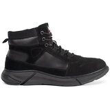 Shelvt Men's high suede insulated shoes Cene