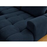 Bobochic Paris Temno modra raztegljiva/s prostorom za shranjevanje kotna sedežna garnitura (levi kot/v obliki črke "U") Fuji – | Shoptok.si