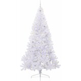  Umjetno božićno drvce Bijela 240 cm PVC i čelik | shoptok.hr