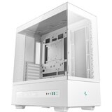 DeepCool Računalniško ohišje CH690 DIGITAL, ATX, Midi-Tower, LCD, kaljeno steklo, belo | Shoptok.si