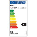 Xled 50W LED reflektor sa rotacionim nosacem, anti kodenz.ventilom, 6500K,IP65,AC220-240V,crni | Eponuda.com