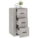  Komoda betonsko siva 40x33x70 cm inženirski les, (20654005) | Shoptok.si