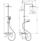 Hansgrohe 26899670 Vernis Blend armatura za kad termostatska s tuš setom | Shoptok.si