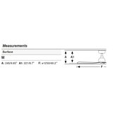 Faro 34372WT - Plafonski ventilator MARINE M prečnik 125 cm braon/crna IP44 WT + daljinski upravljač | Eponuda.com