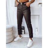 DStreet Spodnie damskie VIOLA ciemnobrązowe | Shoptok.si