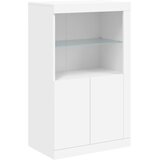  Komoda s LED svjetlima bijela 162 x 37 x 100 cm | shoptok.hr