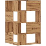  Kutni regal z knjige 4 razine artisian hrast 85x85x140cm drveni | Eponuda.ba