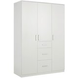 Mömax omara za oblačila lasse 3t, bela, š. 135 cm | Shoptok.si