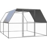  Vanjski kavez za kokoši 3 x 4 x 2 m od pocinčanog čelika | shoptok.hr