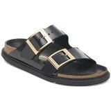 Birkenstock Sneakers Arizona Droplet Buckle Natural Leather Patent High-Shine Black EUR 36 | Shoptok.si
