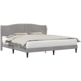  Krevetna konstrukcija Svjetlosiva 180 x 200 cm Baršun | shoptok.hr