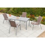 Gardenson Vrtni Set Amalfi, 5-Delno, Rjavosiva | Shoptok.si