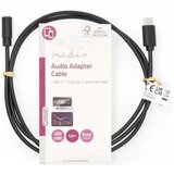 Nedis CCGL65960BK10 Adapterski kabl sa USB-C na 3,5mm muški sa 4-pinom, 1m