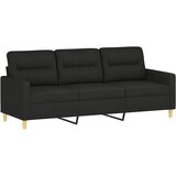  4-dijelni set sofa s jastucima crni od tkanine | shoptok.hr