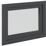 Prozor za podrum RISOR 80 x 50 cm PVC i staklo Antracit | shoptok.hr