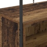 vidaXL Držač za odjeću s policama Staro drvo 100x44x160 cm | shoptok.hr