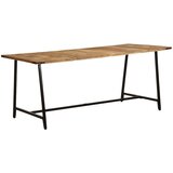 vidaXL Jedilna miza 180x90x75 cm trden mangov les | Shoptok.si