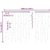 LED zavjesa sa sigama 10 m 400 LED plave 8 funkcija | Eponuda.ba