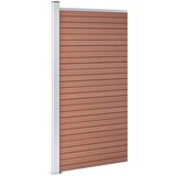 PANEL za ogradu WPC 95 x 186 cm smeđi | Eponuda.com