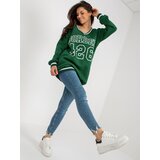 My Red Lips Sweatshirt-EM-BL-776.19-dark green Cijene
