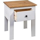  Nočna omarica bela 46x40x57 cm borovina Panama Range, (20623807) | Shoptok.si