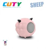 Idance zvučnik Bluetooth, gumirano kućište, ugrađeni punjač, rozi CUTY SHEEP Cijene