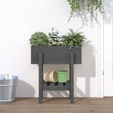 vidaXL Vrtna sadilica siva 62 x 30 x 69 cm od masivne borovine Cijene