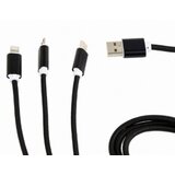 Gembird USB 3-in-1 charging cable, black, 1m | shoptok.hr