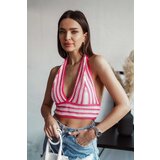 Beloved Mohana crop top roza u