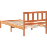  Konstrukcija postelje z vzglavjem Voskast rjav 80 x 200 cm, (5000126681) | Shoptok.si