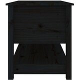  Stolić za kavu crni 102x49x55 cm od masivne borovine | shoptok.hr