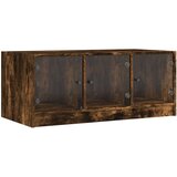  Stolić za kavu sa staklenim vratima boja hrasta 102x50x42 cm | Eponuda.ba