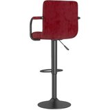  Barski stolček vinsko rdeč žamet, (20968180) | Shoptok.si