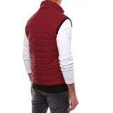 DStreet Kamizelka męska pikowana bordowa | Shoptok.si