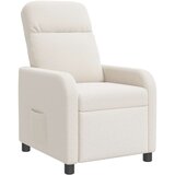  Fotelja s nagibom Krem Bouclé | shoptok.hr