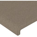 LED uzglavlje smeđesivo 83x16x78/88 cm od tkanine | shoptok.hr