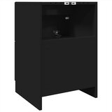 Ormarić za umivaonik crni 40 x 37 x 59 cm od konstruiranog drva | shoptok.hr