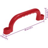  Sjedala za ljuljačke s užadi 2 kom plava 37 x 15 cm polietilen | Eponuda.com