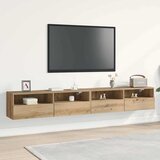 TV zidni ormar Zidne 2 pcs hrast artisan 100 x 30 x 30 cm | shoptok.hr