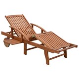 Garden Pleasure Smeđa vrtna ležaljka od masivnog drveta Beverly Hills – Cijene