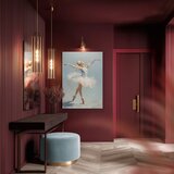 Styler Slika z ročno naslikanimi elementi 70x100 cm Grace – | Shoptok.si